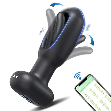 Booty Flicker Silent Vibrating Butt Plug | Unisex | Flapping Stimulation Come Closer
