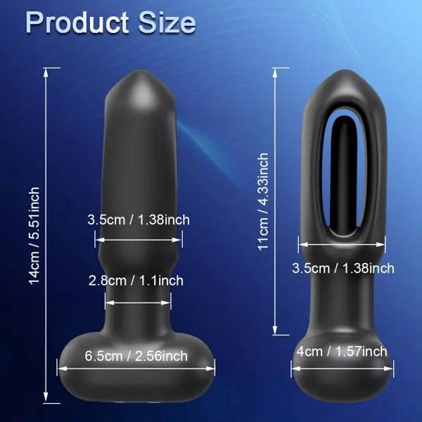 Booty Flicker Silent Vibrating Butt Plug | Unisex | Flapping Stimulation Come Closer