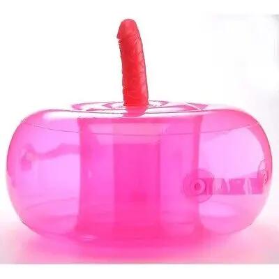 Bounce Baby | Inflatable chair with 6" Dildo | Pink | Free Electric Air Pump https://www.mysexshop.co.za/