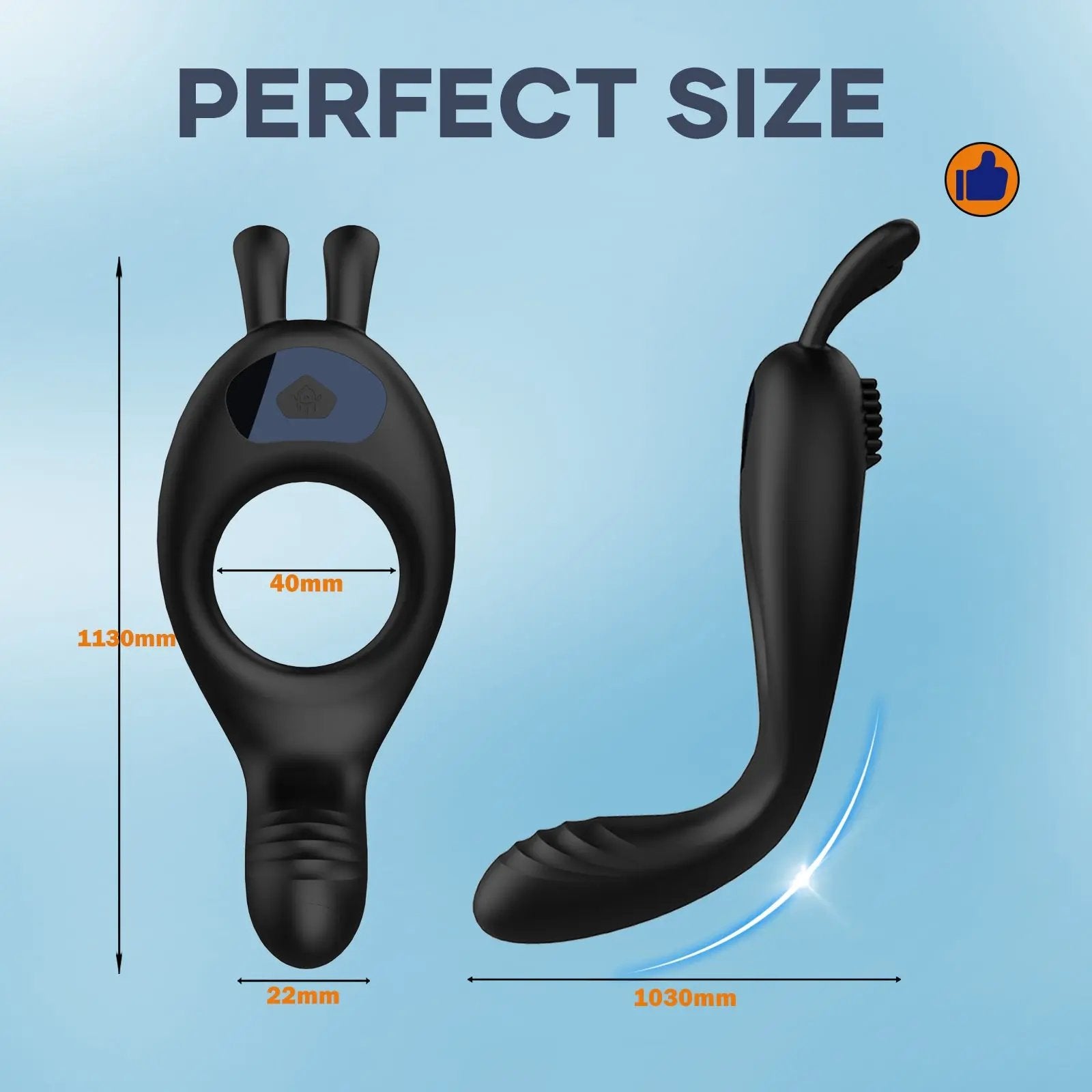 Calex Smart APP Couples Vibrating Cock Ring | Clitoris Stimulation | Perineal Stimulation Come Closer