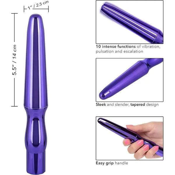 Calexotics Waterproof Anal Probe | Purple | 10 Intense Functions | USB Calexotics