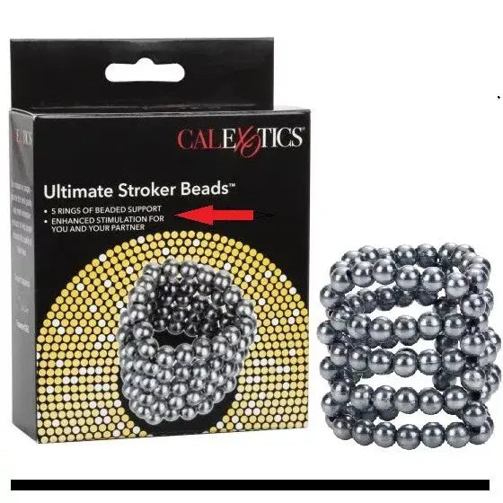 Calexotics | Ultimate Stroker Beads | Silver Calexotics