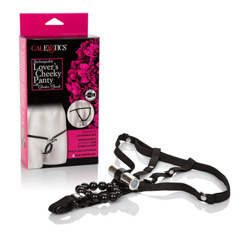 Cheeky Panty | Rubber Feel  | Power Bullet | Stroker Beads | Adjustable | USB Calexotics