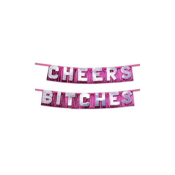 Cheers Bitches Party Banner