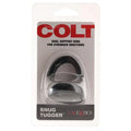 Colt Snug Tugger Dual Support Ring | Black | Stretchy TPE Colt