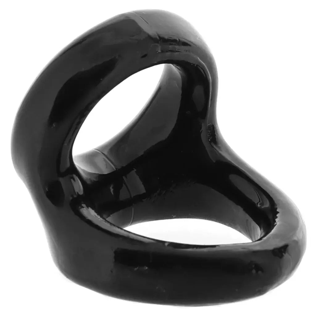 Colt Snug Tugger Dual Support Ring | Black | Stretchy TPE Colt