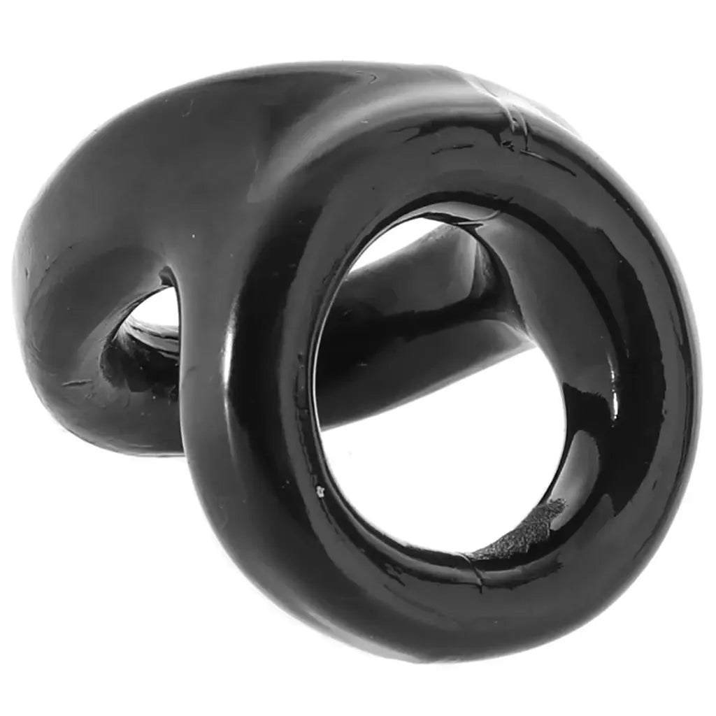 Colt Snug Tugger Dual Support Ring | Black | Stretchy TPE Colt
