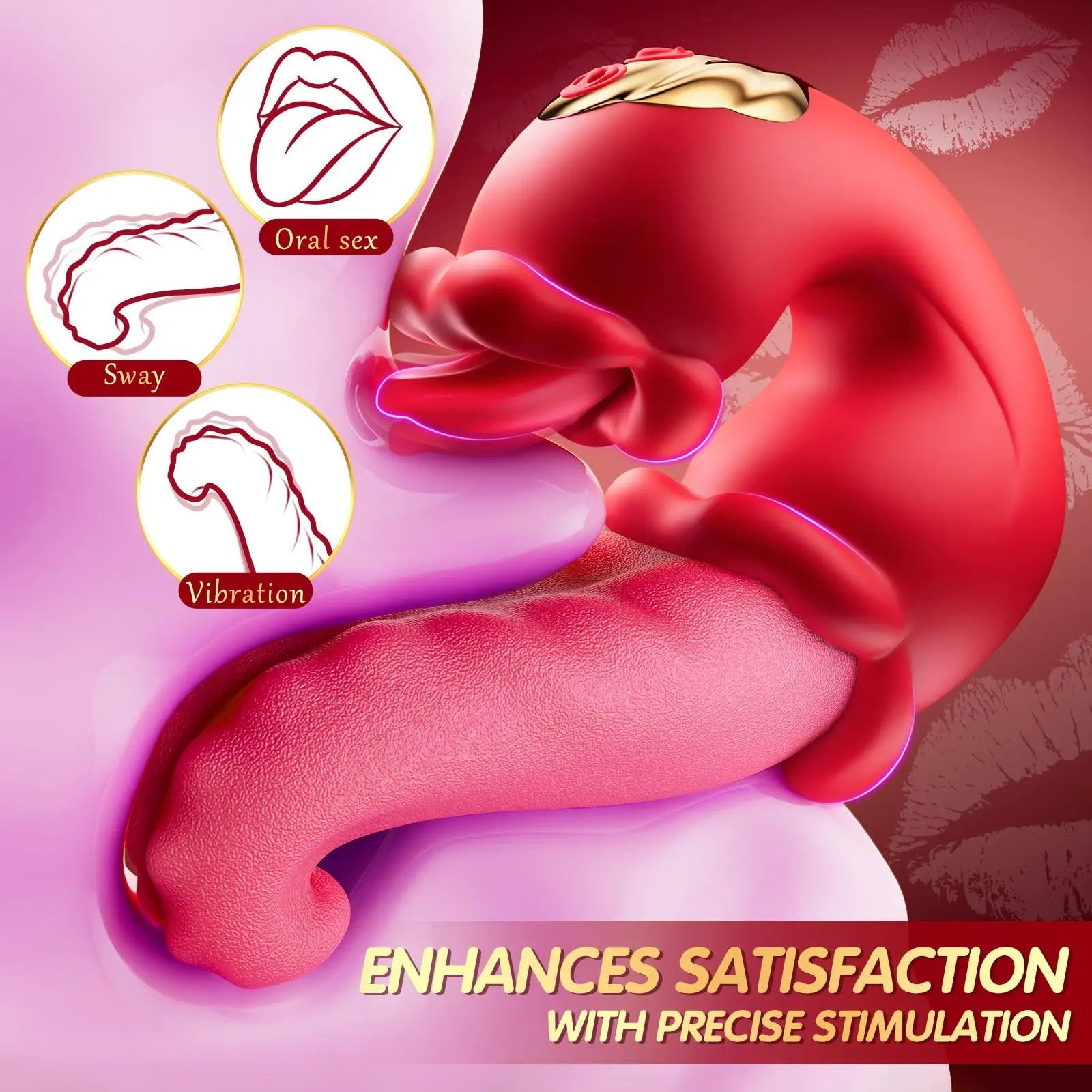 3 In One Stirring & Vibrating Tongue Vibrator 3 In One Stirring & Vibrating Tongue Vibrator