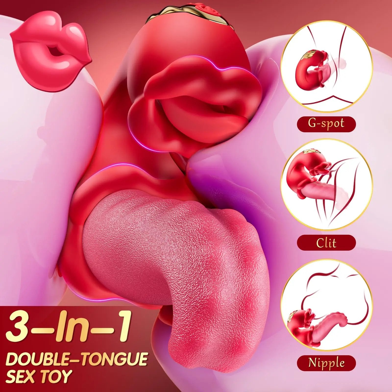 Come Closer 3 In One Stirring & Vibrating Tongue Vibrator | 10 Strong Licking And Swing Vibration| Powerful Motor https://www.mysexshop.co.za/