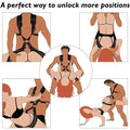 Come Closer 4 Point BDSM | Harness Restraint System | Couples Body Harness Fetish Fantasy