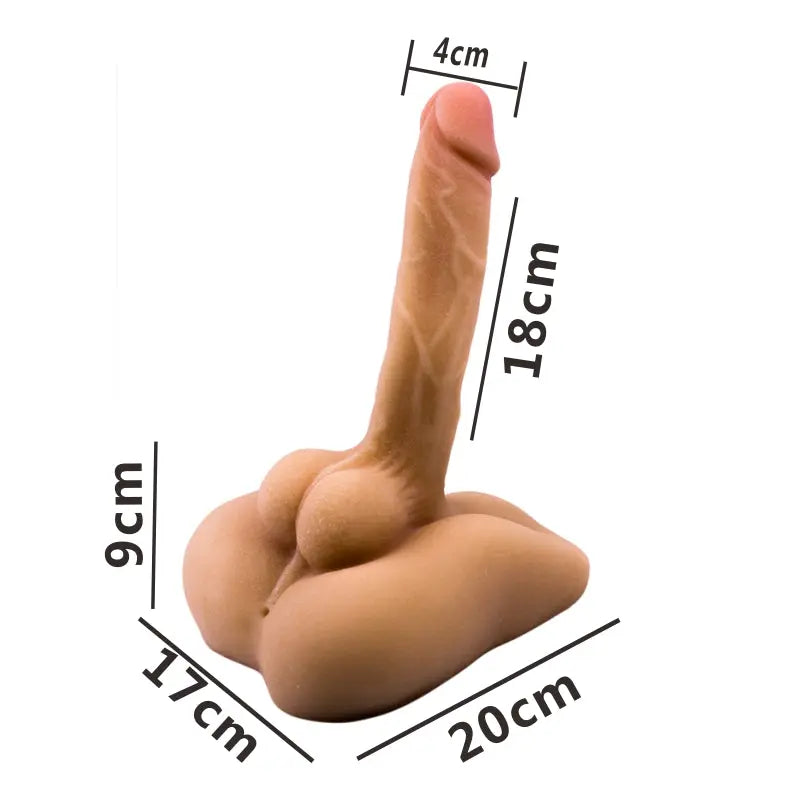 Come Closer 7" Realistic 2 IN 1 | Dildo | Anal Masturbator | Flesh | D…