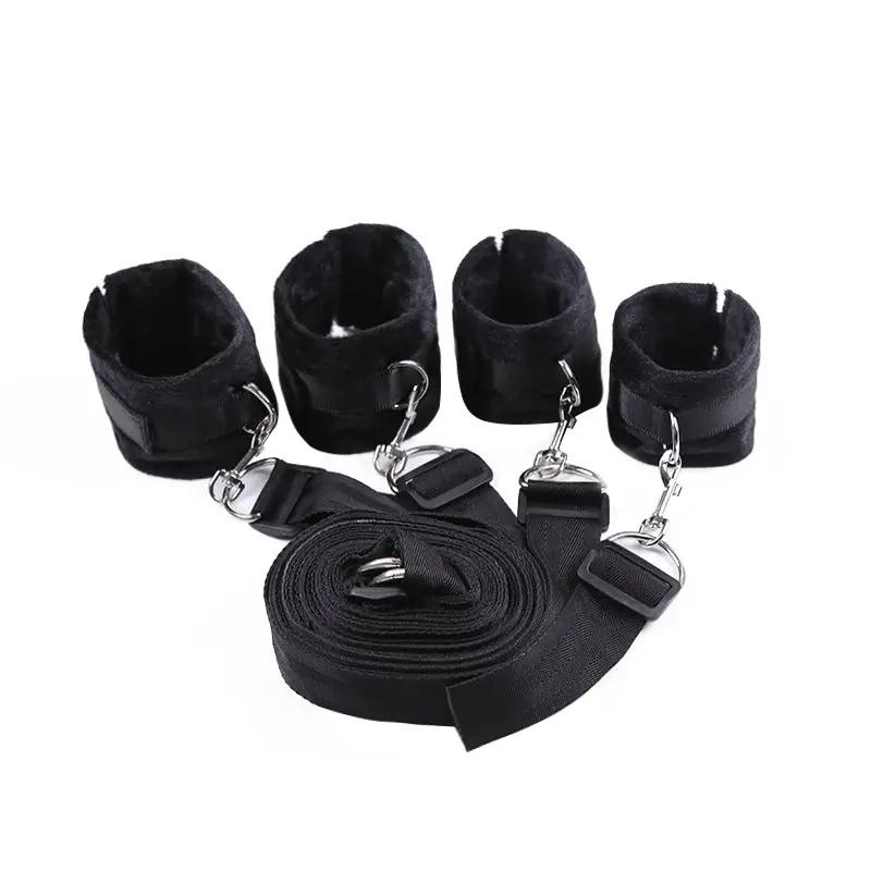 Come Closer Black Erotic Bed Restraints | Wrist | Ankle | Adjustable | Fetish https://www.mysexshop.co.za/