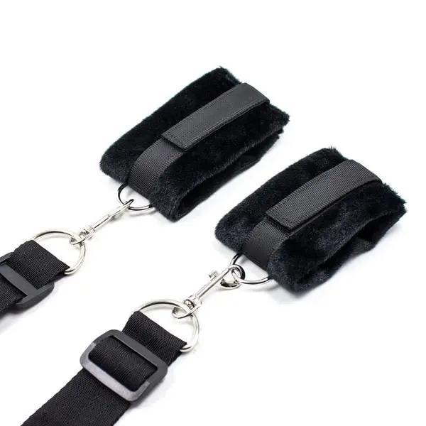 Come Closer Black Erotic Bed Restraints | Wrist | Ankle | Adjustable | Fetish https://www.mysexshop.co.za/