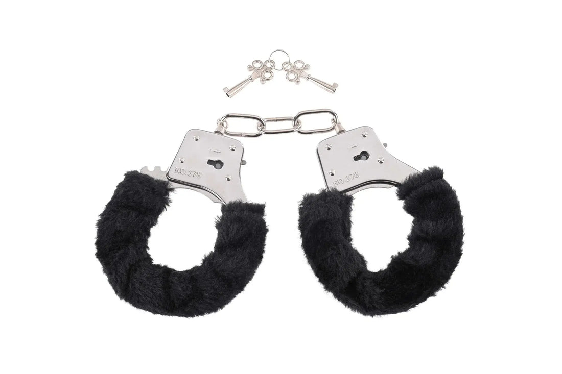 Come Closer Black Furry Cuffs | Fetish | Couples https://www.mysexshop.co.za/