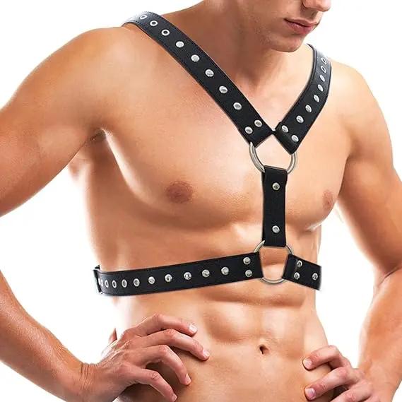 Come Closer Body Chest Harness | Leather | Adjustable | Fetish Come Closer