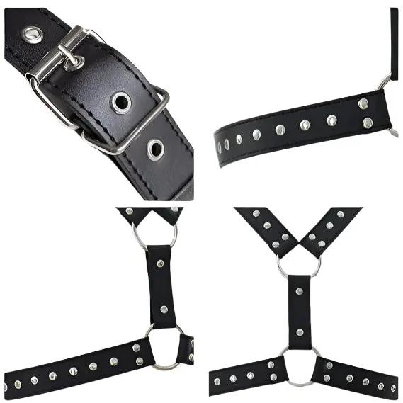 Come Closer Body Chest Harness | Leather | Adjustable | Fetish Come Closer