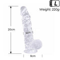 Come Closer Clear L Dildo 7.8