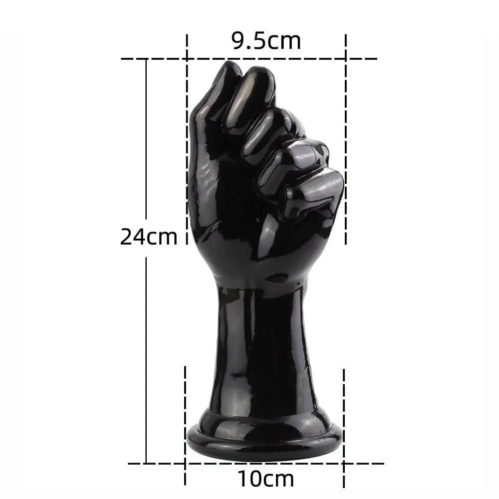 Come Closer Clear Play Fist No 5 | Suction Cup | Flexible O.5 KG  | Free Satin Bag Come Closer