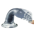 Come Closer Clear Play Fist No 5 | Suction Cup | Flexible O.5 KG  | Free Satin Bag Come Closer