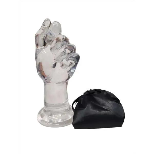 Come Closer Clear Play Fist No 5 | Suction Cup | Flexible O.5 KG  | Free Satin Bag