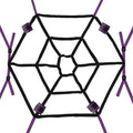 Come Closer De Lux Spider Web | Bed Bondage | Velcro Quick Release