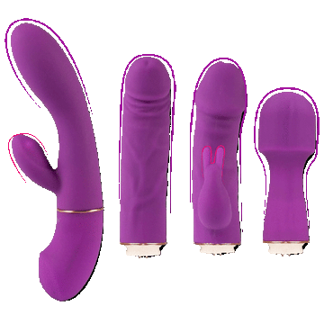 Come Closer Deluxe 4 in 1 Vibrator Set | Wand | Rabbit | G-spot | Clitoral Come Closer