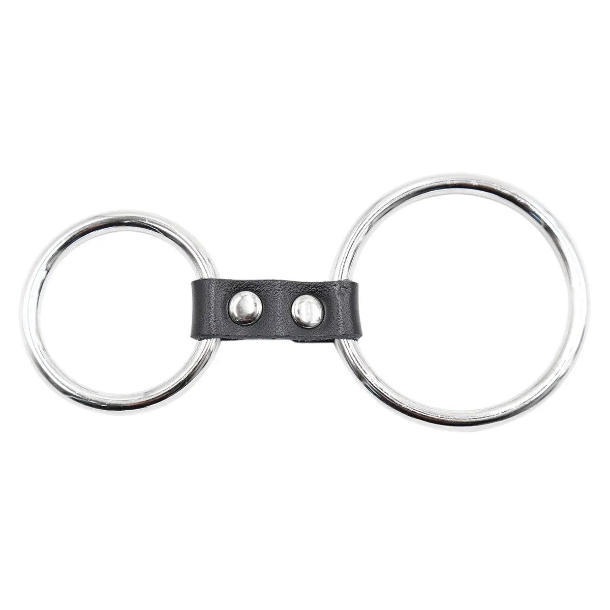 Come Closer Double Cock Ring | Chrome | Vegan Leather https://www.mysexshop.co.za/