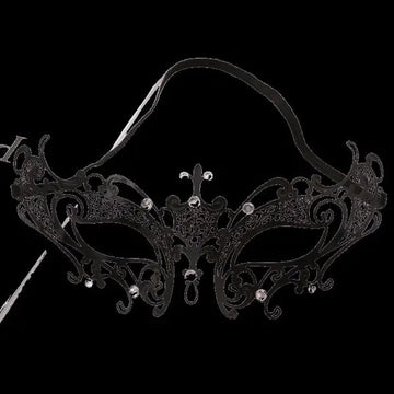 Come Closer Exquisite Black Venetian Mask | Metal | Lightweight | Bendable https://www.mysexshop.co.za/