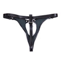 Come Closer  Sexy Leather Chastity Harness Thong | Lock And Key | Adjustable https://www.mysexshop.co.za/