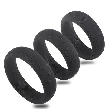 Come Closer Thick 3 Pack Cock Ring Set | Stretchy | Black https://www.mysexshop.co.za/