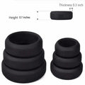Come Closer Thick 6 Pack Silicone Cock Ring Set | Stretchy | Black https://www.mysexshop.co.za/