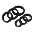 Come Closer Thick 6 Pack Silicone Cock Ring Set | Stretchy | Black https://www.mysexshop.co.za/