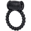 Come Closer Vibrating Beaded Stretchy Cock Ring | Black Come Closer