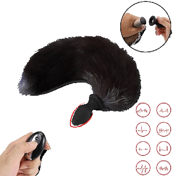 Come Closer Vibrating Fox Tail | 10 Modes | Butt Plug | USB | Remote Control | Unisex https://www.mysexshop.co.za/