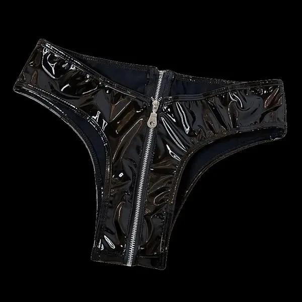 Come Closer | Sexy | Open Zipper | Triangle Pantie | Crotch less