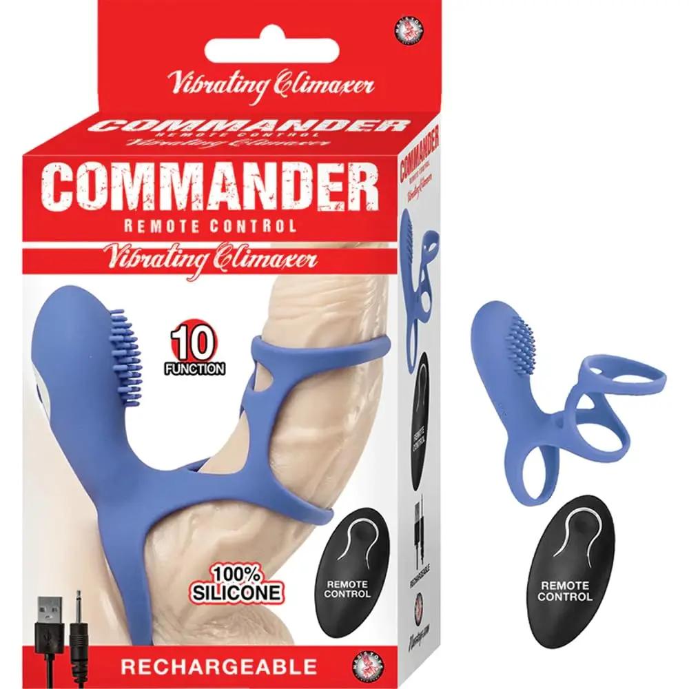 Commander Vibrating Climaxer | Couple | Remote Control | USB Fantasy C-Ringz