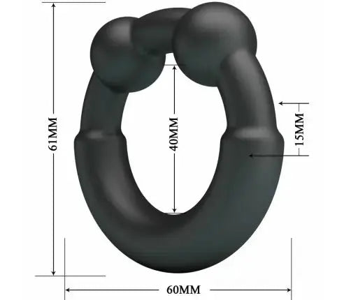 Crazy Bull Meco Cock Ring | Soft Silicone | Ergonomic Calexotics