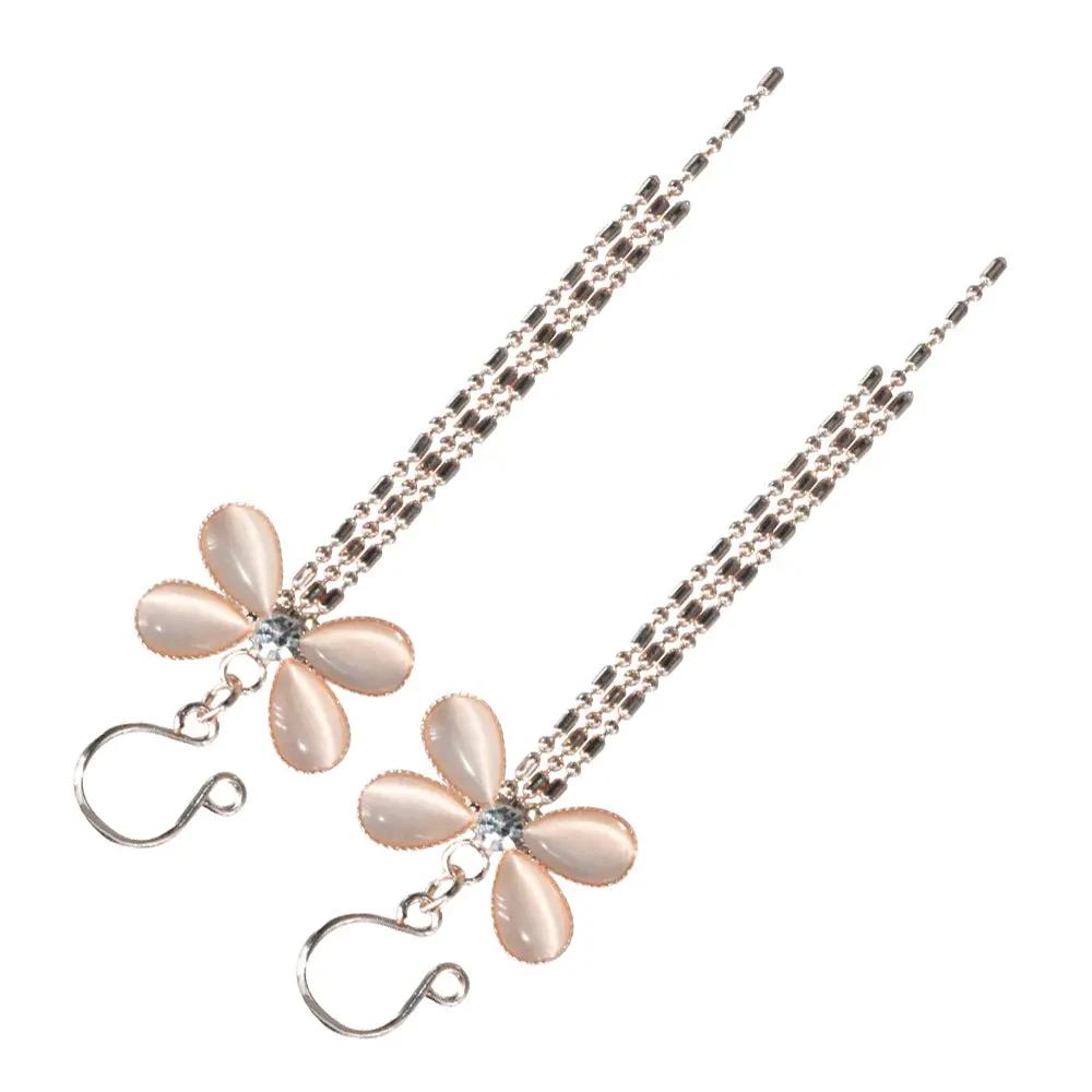Delicante Non Piercing | Rose Gold 3 Tassel Nipple Ring https://www.mysexshop.co.za/