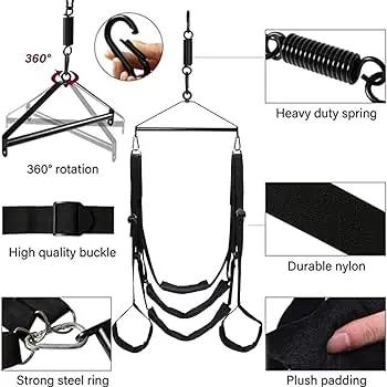 Doba 360 Ceiling Sex Swing | Couples | Fetish | Black Fetish Fantasy