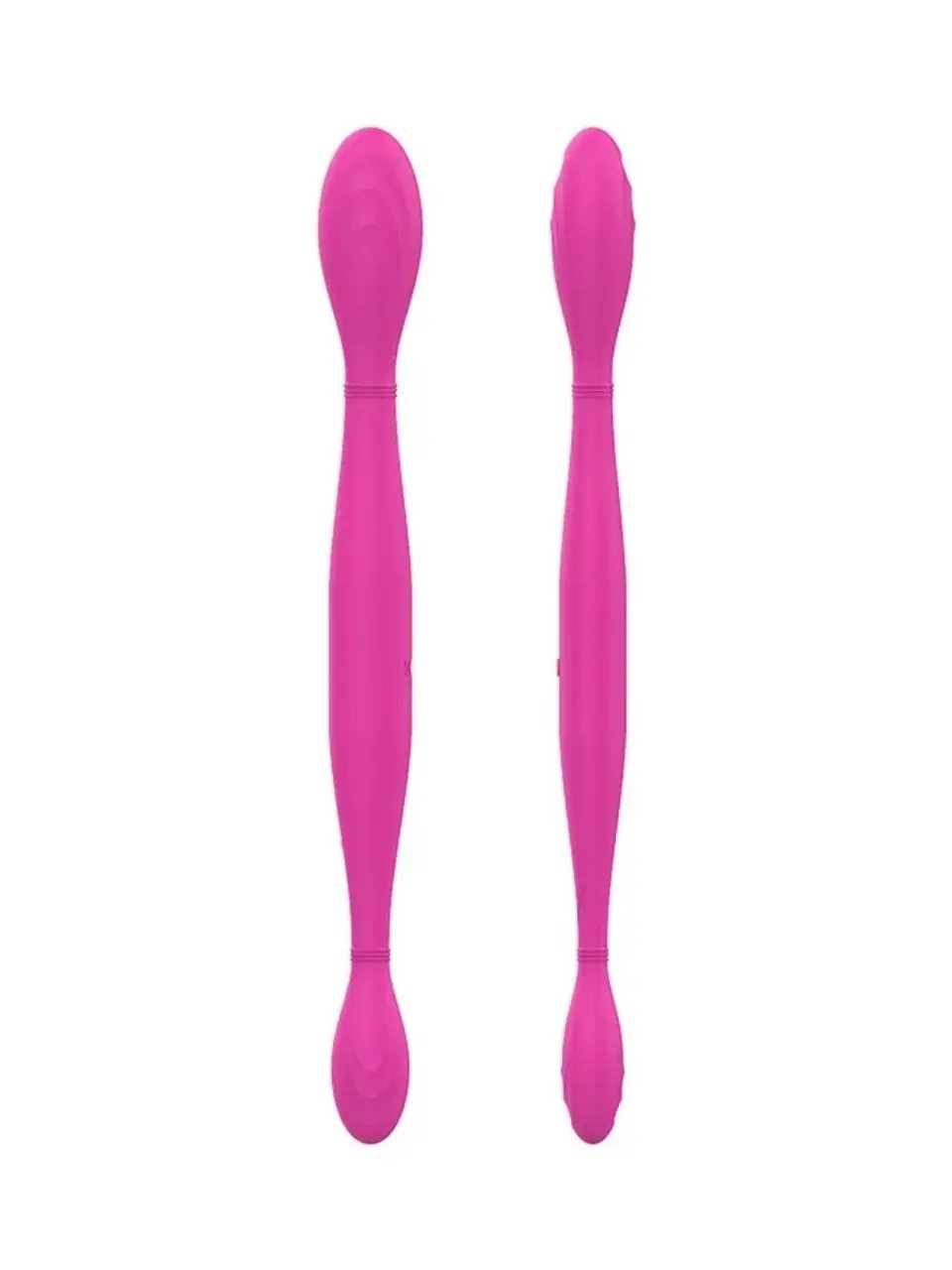 Double Ended Vibrator | Flexible | Pink | 7 Vibration | USB Come Closer