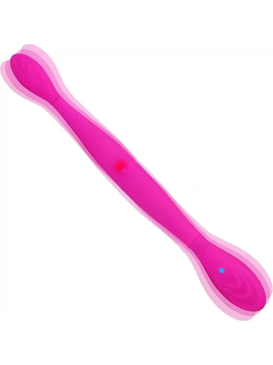 Double Ended Vibrator | Flexible | Pink | 7 Vibration | USB Come Closer