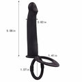 Double Up | Vibrating | Penetration Strap On Cock Ring | USB https://www.mysexshop.co.za/