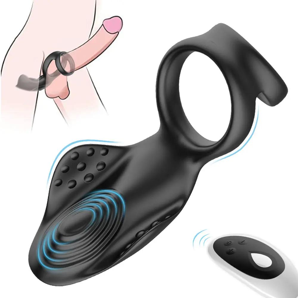 Eros Perineal Dual Stim | Stretchy Cock &  Scrotum Ring | 10 Vibration Modes | Remote Control https://www.mysexshop.co.za/