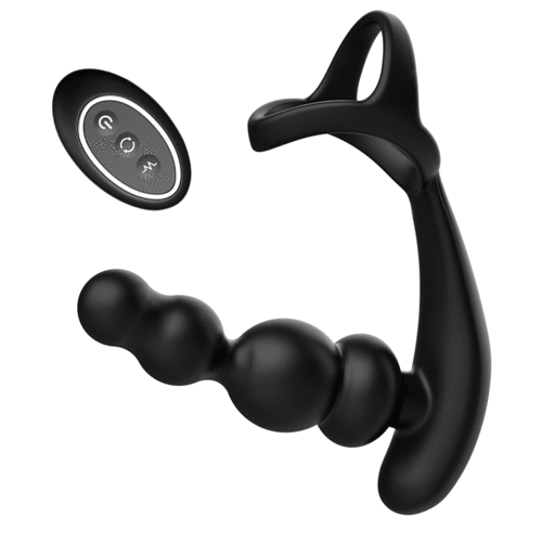 Eros Silent Waterproof Prostate Massager Vibrator | 360 Rotating Anal Plug | Scrotum Sling Come Closer