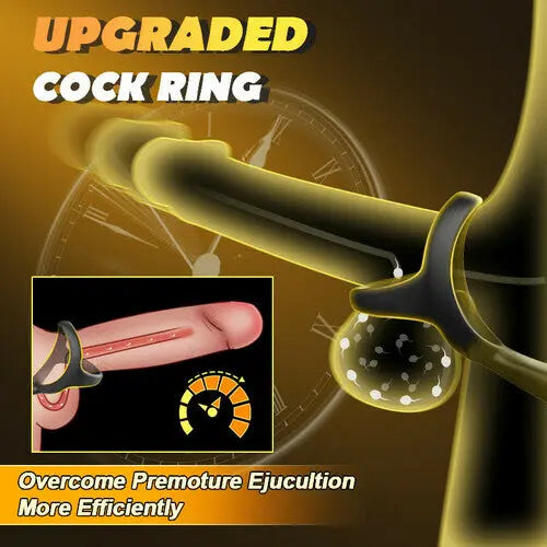 Eros Silent Waterproof Prostate Massager Vibrator | 360 Rotating Anal Plug | Scrotum Sling Come Closer