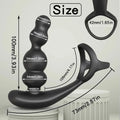 Eros Silent Waterproof Prostate Massager Vibrator | 360 Rotating Anal Plug | Scrotum Sling Come Closer