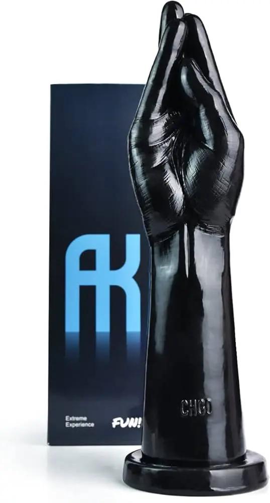 FAAK Fetish Hand Butt Plug | Suction Cup | Black Flexible https://www.mysexshop.co.za/