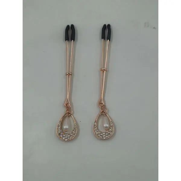 Fetish Clitoral Clamps | Rose Gold | Adjustable https://www.mysexshop.co.za/