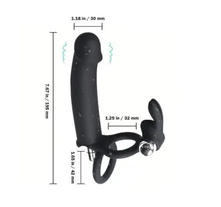 Fetish Double Penetrator | Cock Ring Rabbit Vibrator | Couple | Twin Bullet https://www.mysexshop.co.za/