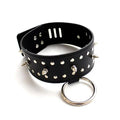 Fetish Fantasy Neck Collar &  Leash With Spikes | Black | Bondage